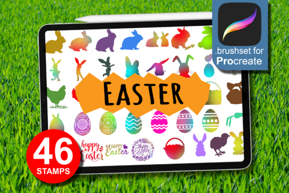 46 Easter Brushes for Procreate