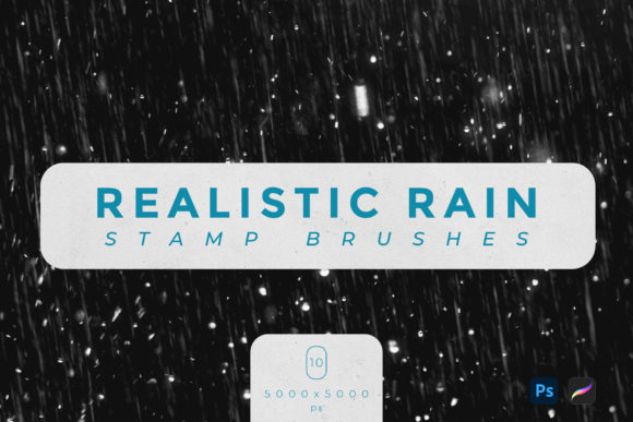 Mastering Atmospheric Depth with Realistic Rain Stamp Brushes