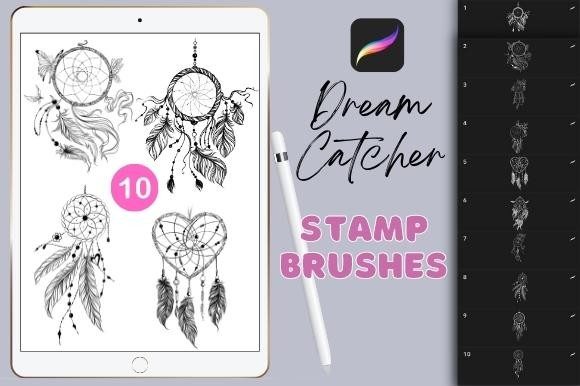 Procreate Dream Catcher Stamp Brushes: Streamlining Your Digital Illustration Workflow