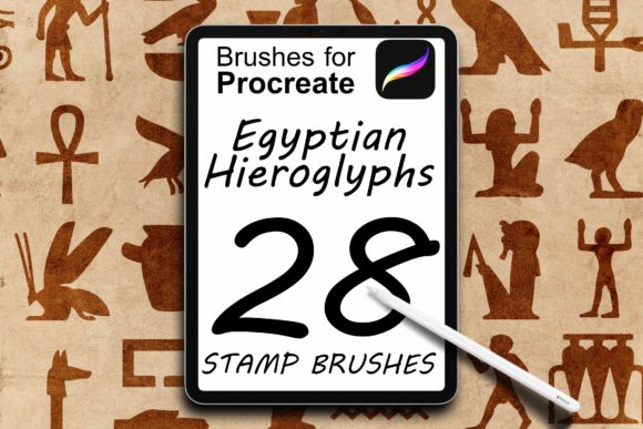 Unlocking Ancient Aesthetics: A Practical Guide to Egyptian Hieroglyphs Brushes for Procreate