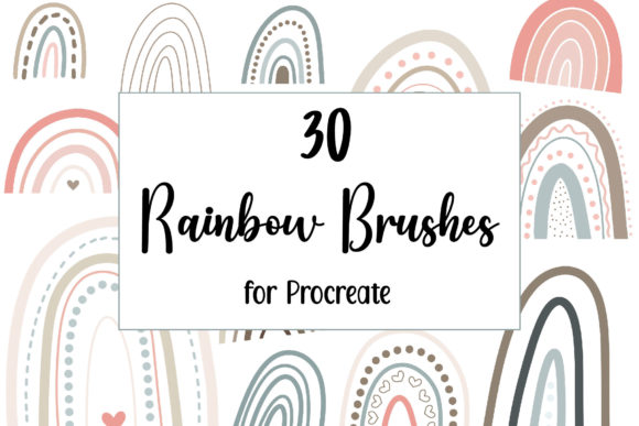 Unlocking Creative Potential: A Guide to Using 30 Procreate Boho Rainbow Brushes and Stamps