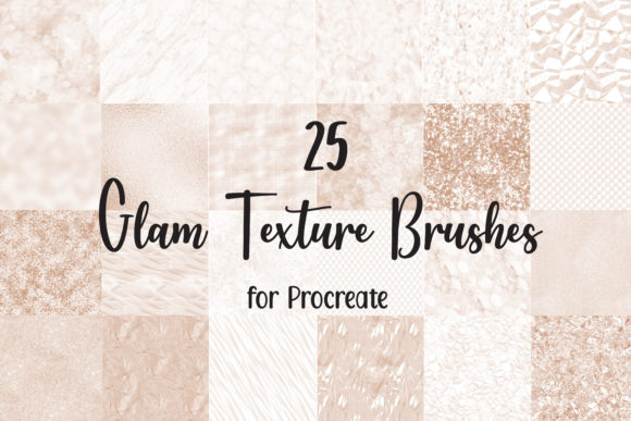 Unlocking Creative Potential with 25 Procreate Glam Texture Brushes